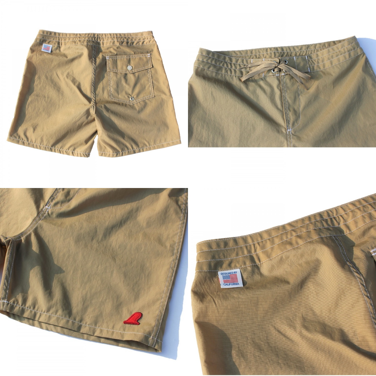 VOLN / RED FIN BOARDSHORTS / BEIGE / NAVY